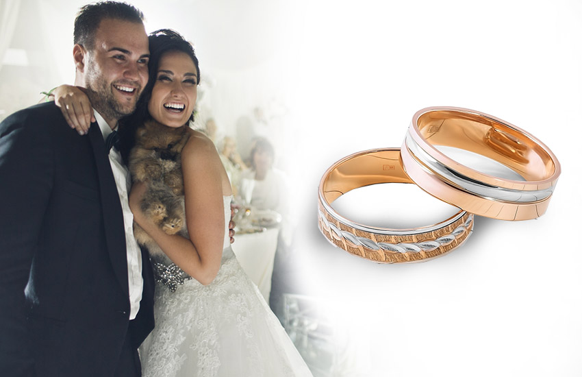 невеста жених свадьба обручальные кольца 585 золотой ювелирные украшения