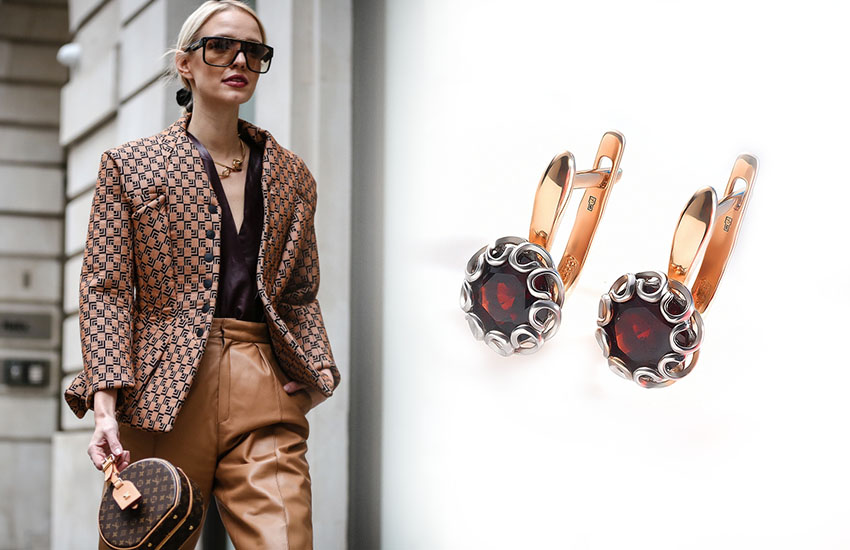 585 Золотой, стиль, тренды, мода, одежда, серьги