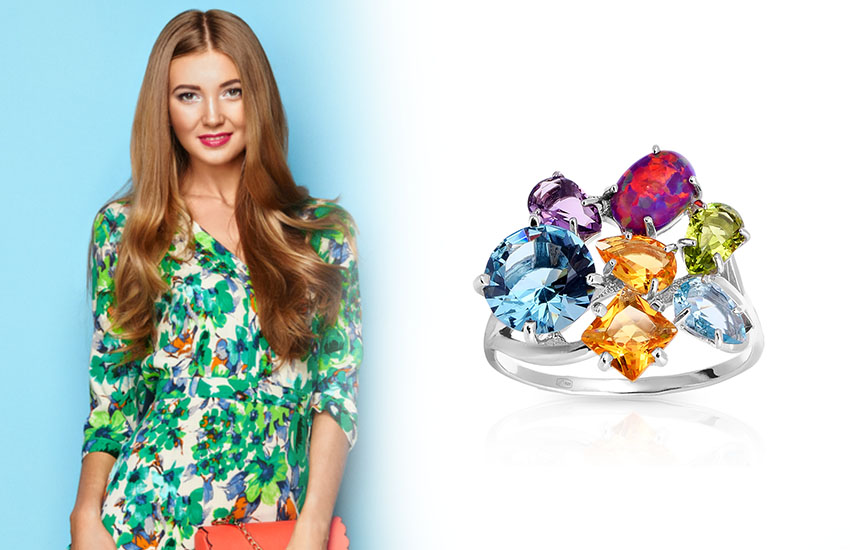 585*Золотой, советы, стиль, мода, яркие цвета, кольцо, сочетание цветов