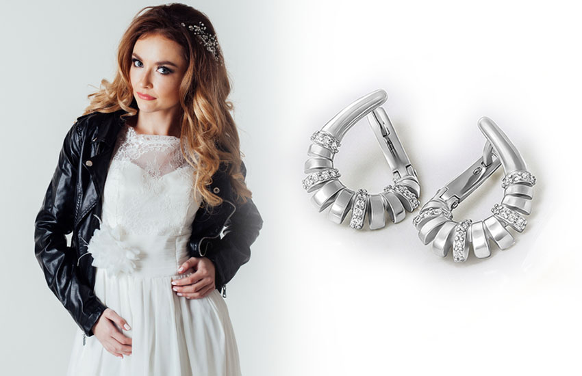 невеста зимняя свадьба ювелирные украшения 585 золотой 