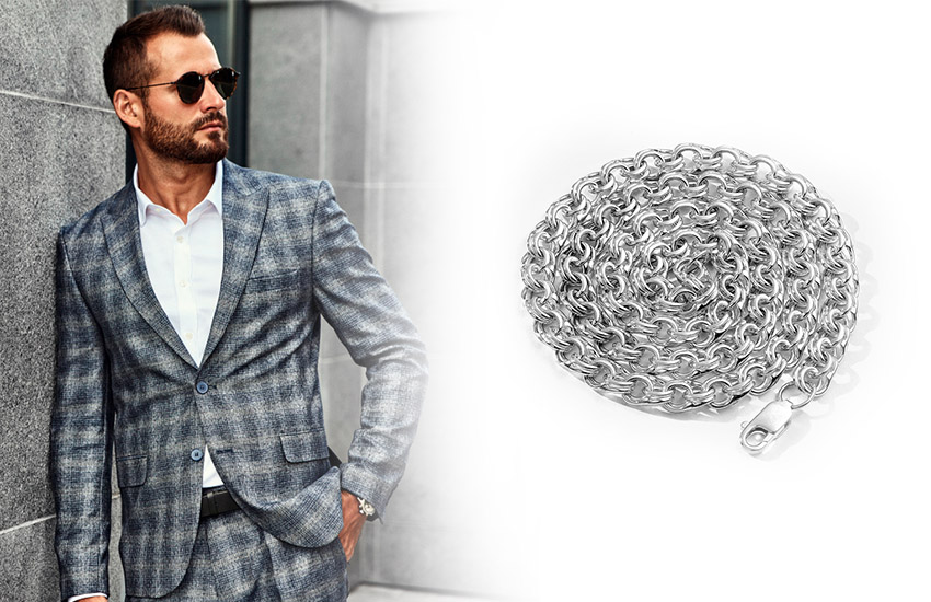 585 Золотой, свадьба 2021, образ жениха, костюм, аксессуары для мужчин, цепочка