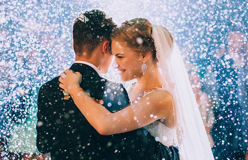 жених невеста свадьба танец молодоженов 585 золотой