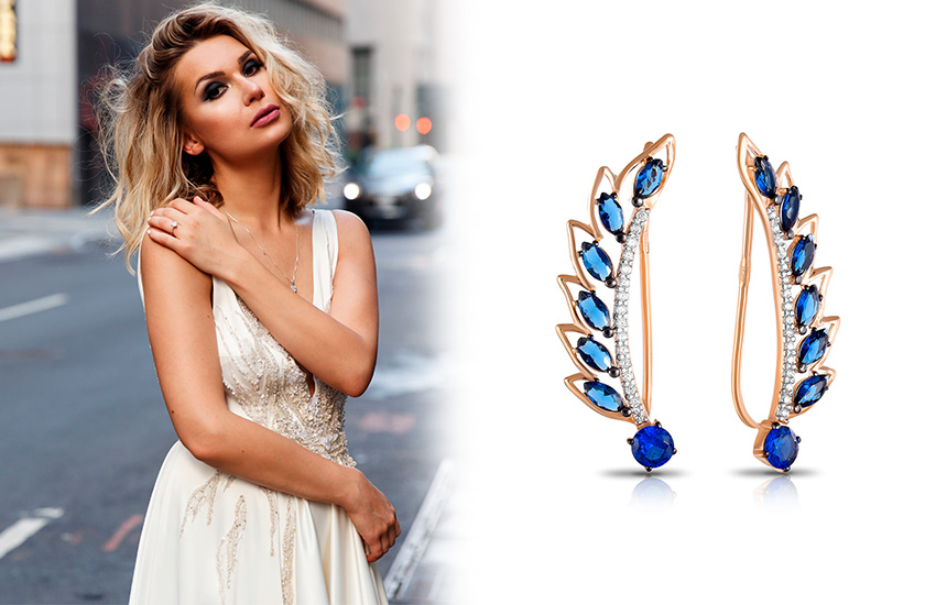 585 Золотой, свадебные тренды 2021, украшения для невесты, образ невесты, серьги