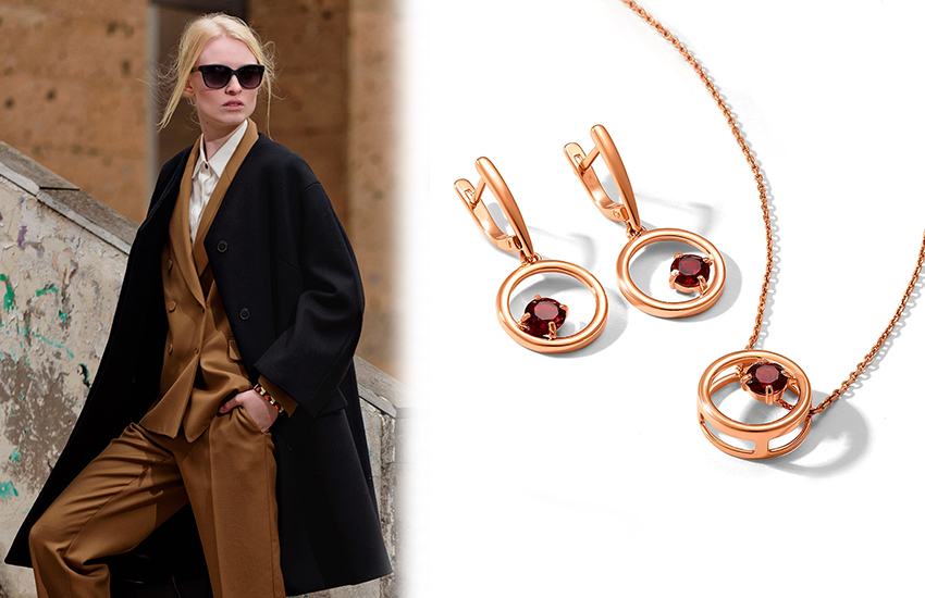 585 Золотой, тренды 2021, мода, стиль, серьги, подвеска