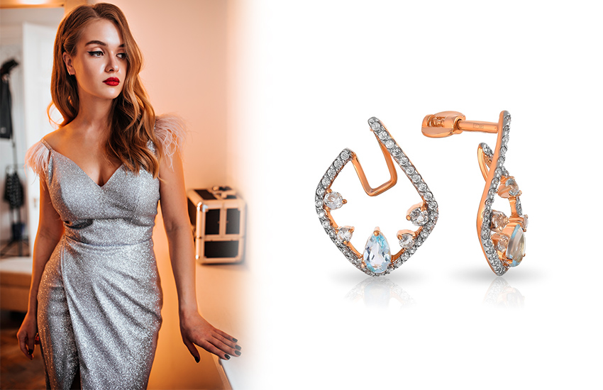 585 Золотой, советы стилиста, образ, в чем встречать Новый год, серьги