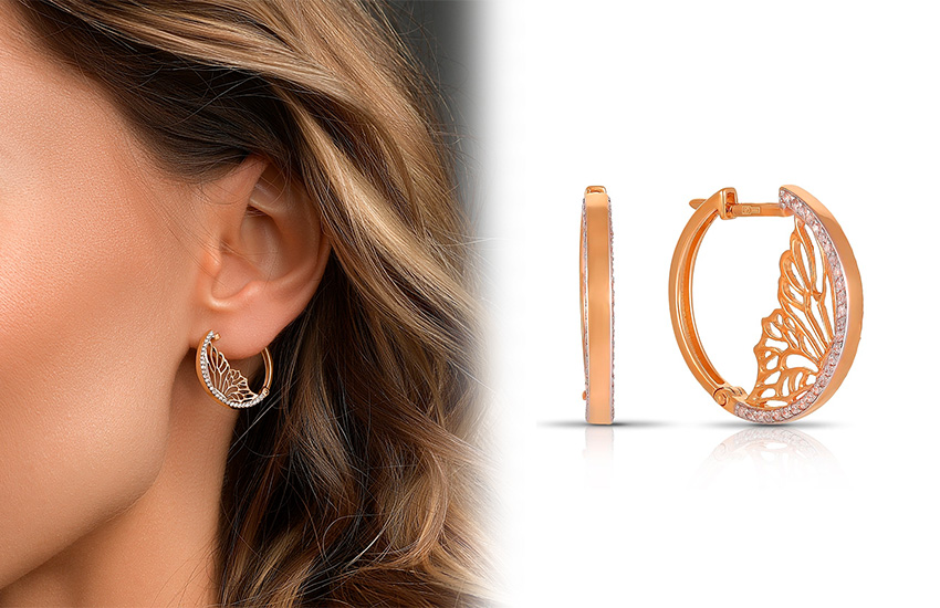 585 Золотой, свадебные тренды 2021, украшения для невесты, образ невесты, серьги