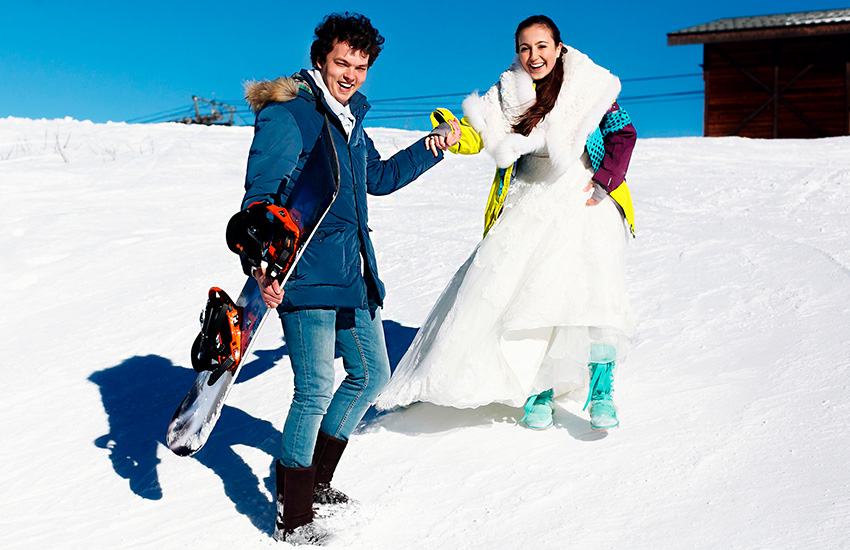 585 Золотой, зимняя свадьба, свадьба зимой, невеста, образ