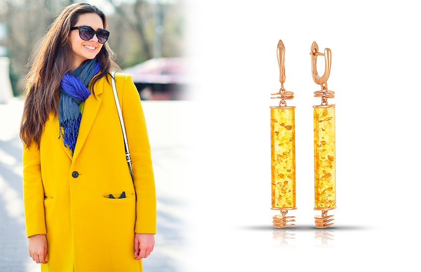 Illuminating, Pantone-2021, институт цвета, Pantone, 585 золотой, серьги