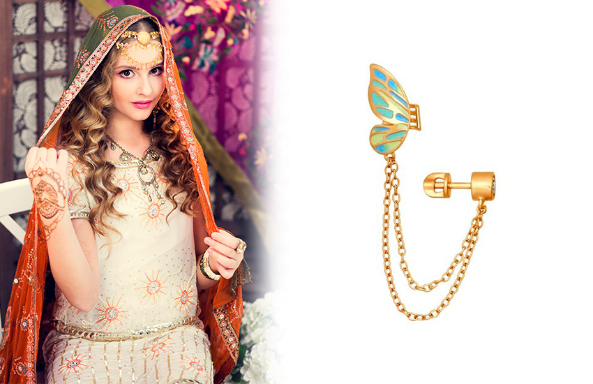 Украшения, Индия, индийские украшения, тренд, 585 Золотой, серьги