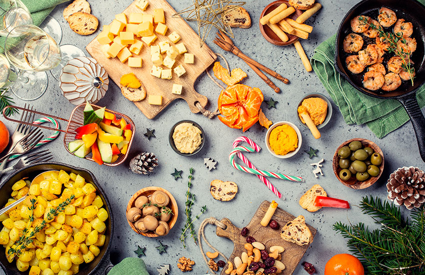 585*Золотой, в чем встречать Новый год, год быка, Новый год 2021, еда