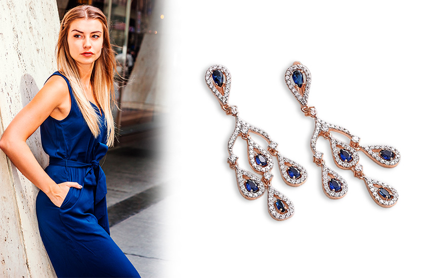 Серьги-шандельеры, винтаж, тренды, ювелирные тренды, 585 Золотой