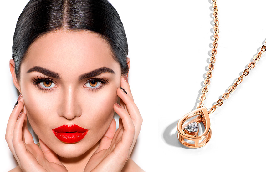 Макияж, Новый год 2021, советы визажиста, бьюти, тренды, 585 золотой, подвеска