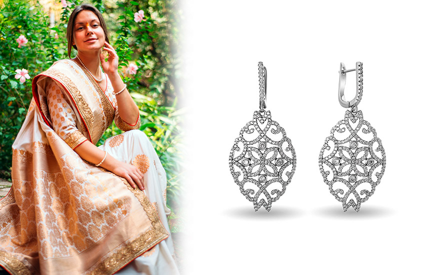 Украшения, Индия, индийские украшения, тренд, 585 Золотой, серьги