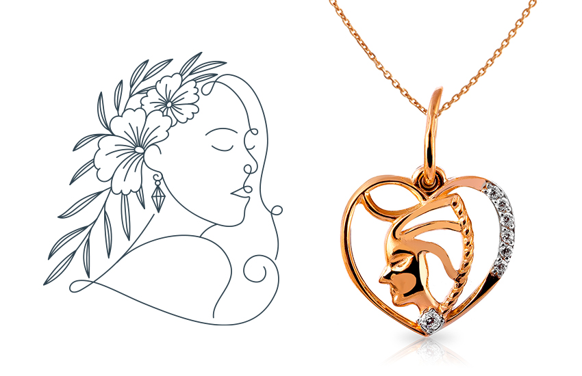 любовный гороскоп февраль 2021 знаки зодиака 585 золотой ювелирные изделия подвеска