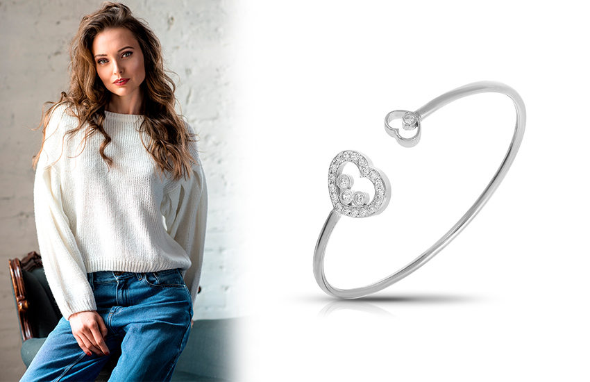 Браслеты-бэнглы, стиль 00-х, ювелирные украшения, ювелирные тренды, ювелирные изделия, 585 Золотой