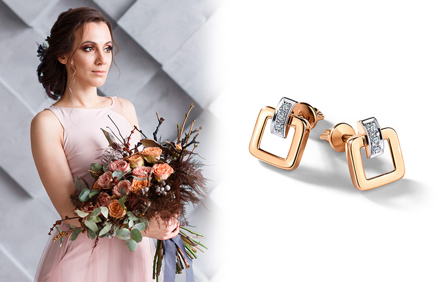 свадебный стиль, геометрия, свадебные тренды, организация свадьбы, серьги