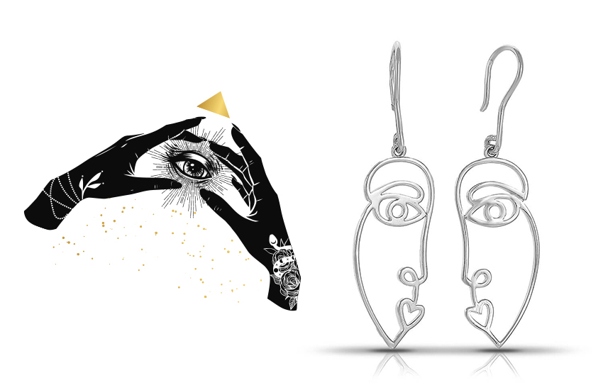 глаз, оберег, символ, история украшений, серьги