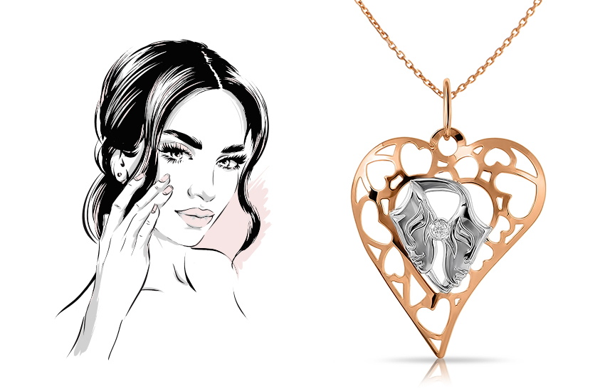 любовный гороскоп март 2021 знаки зодиака 585 золотой ювелирные изделия подвеска