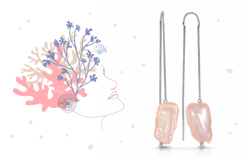 серьги, украшения с жемчугом, цвета жемчуга, история украшений, интересное, 585 золотой