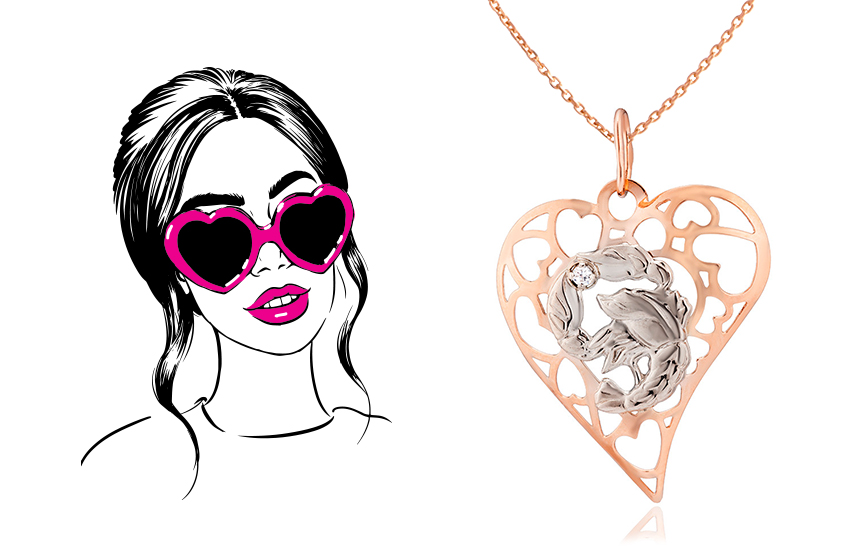 любовный гороскоп март 2021 знаки зодиака 585 золотой ювелирные изделия подвеска