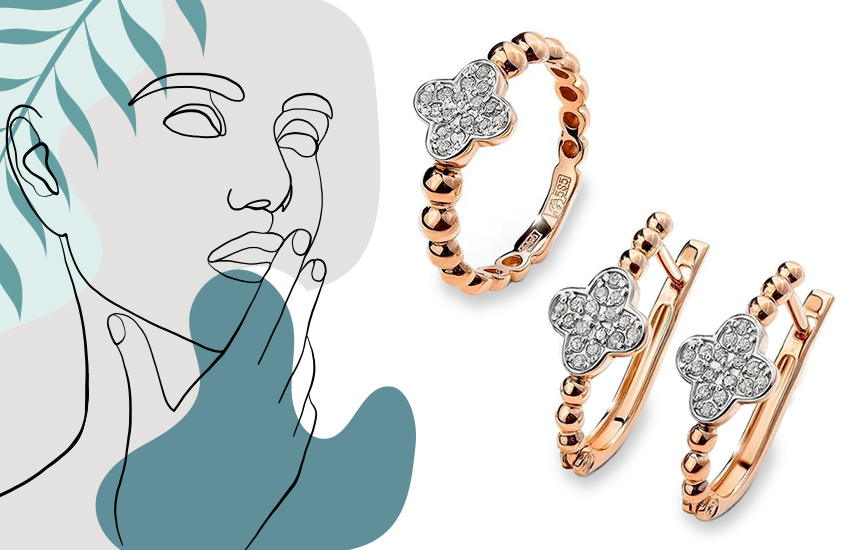 девушка-Рыба подарки гороскоп знак зодиака 585 золотой ювелирные украшения