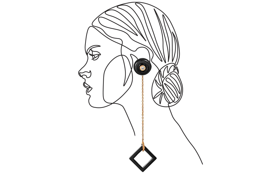 моносерьги, история украшений, как носить, ювелирные тренды, 585 золотой