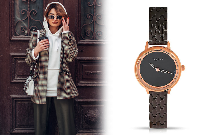 Жакет в клетку, необычные вещи, базовый гардероб, образ, советы стилиста, часы