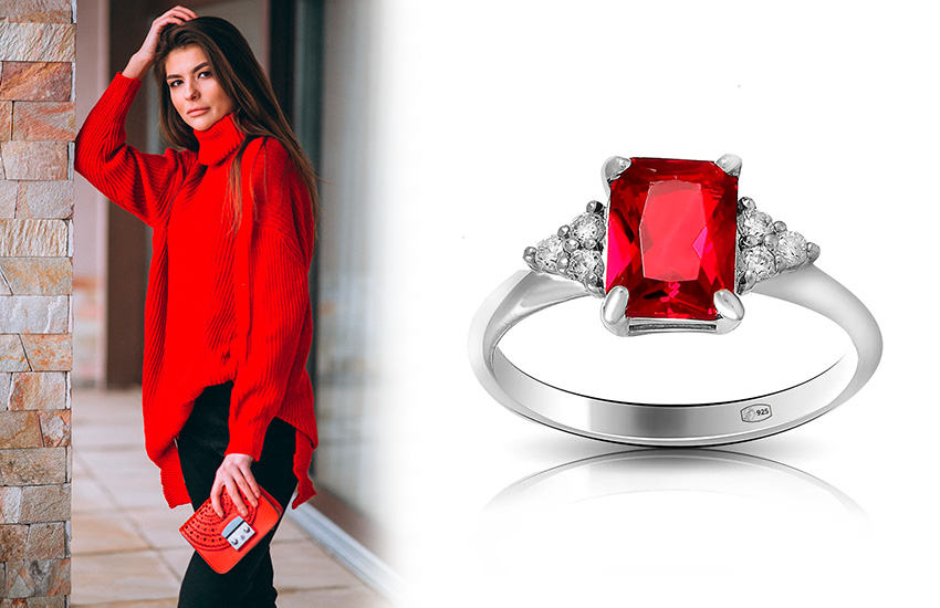 кольцо-солитер, ювелирные изделия, цветные камни, советы, образ, стиль, 585 золотой