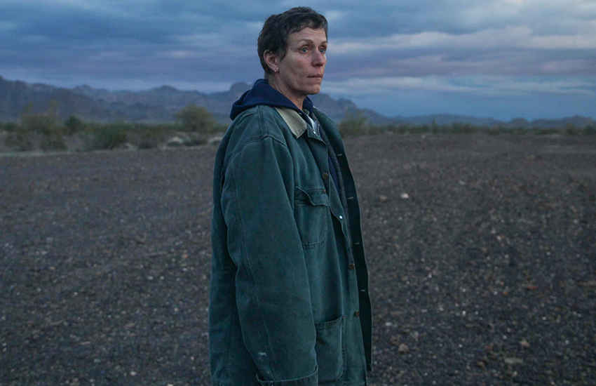 Земля кочевников, кадр из фильма, Оскар 2021