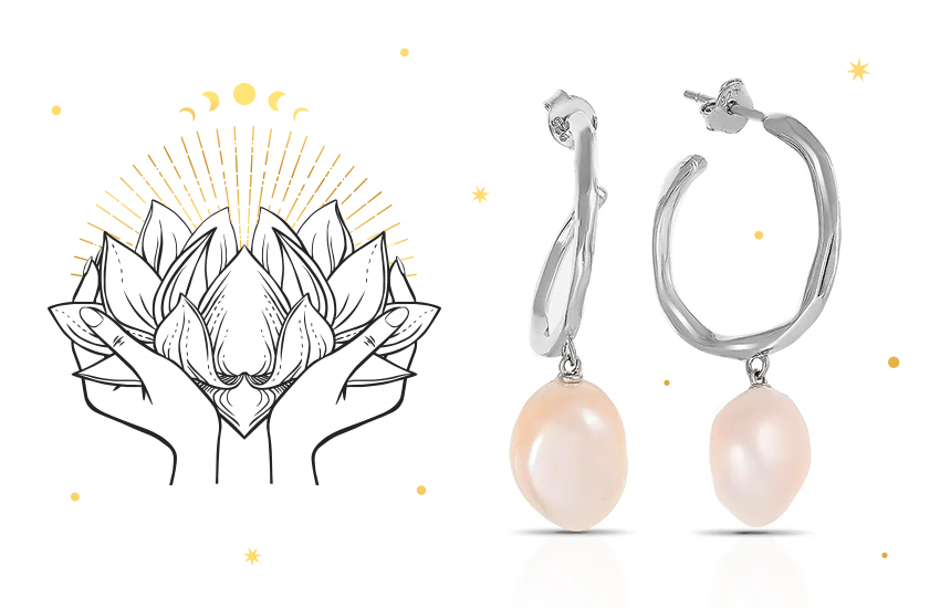 ювелирные изделия 585 золотой лунный гороскоп серьги