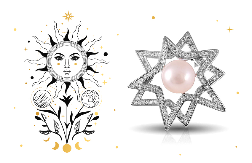 ювелирные изделия 585 золотой лунный гороскоп серьги