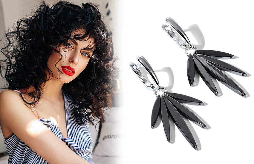 пушистые кудри, укладка, советы стилиста, бьюти, мода, серьги