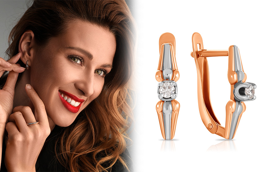 бриллианты Якутии, серьги, интересное, история украшений, 585 золотой