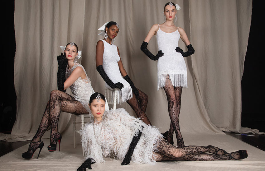 Naeem Khan свадебная коллекция ар-деко Spring 2022 Bridal Collection