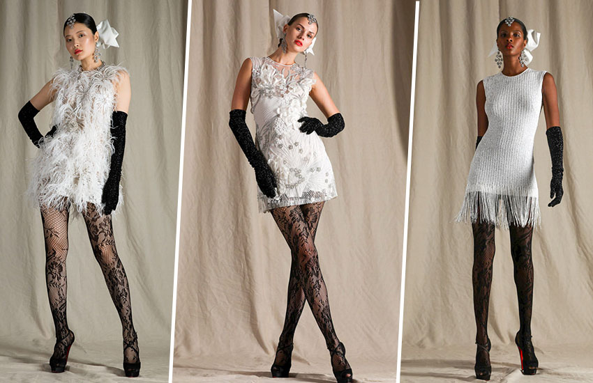 Naeem Khan свадебная коллекция ар-деко Spring 2022 Bridal Collection