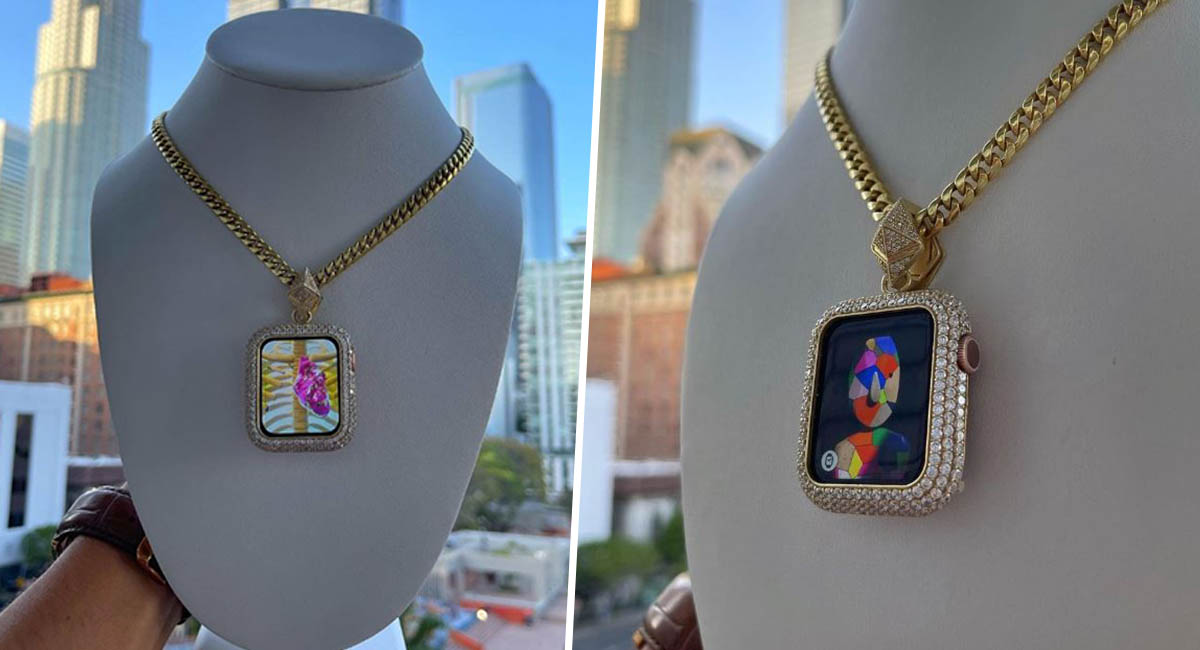 Дизайнер из Лос-Анджелеса превратил часы Apple Watch в ювелирное украшение