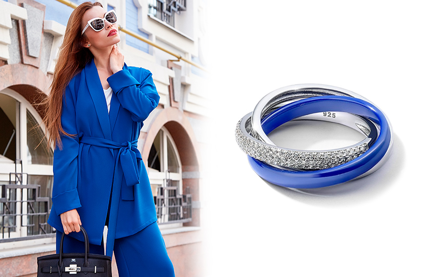 длинная туника и брюки, стиль, мода, сочетания, советы, 585 золотой, кольцо