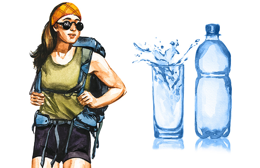 пить воду, плоский живот, ЗОЖ, здоровье, красота, советы