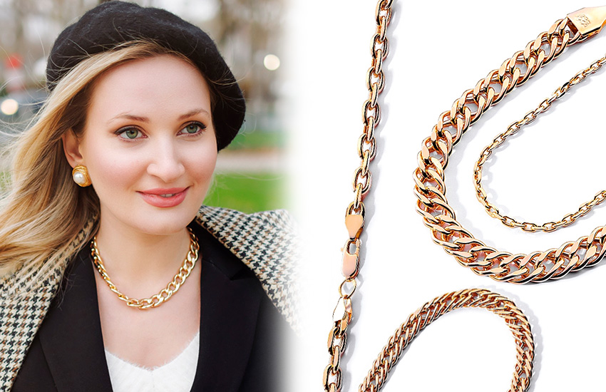 Бунтарские цепи, цепочки, ювелирные тренды, стиль, советы, 585 золотой