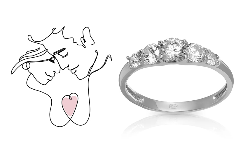 кольцо, 5 вставок, камни, история украшений, ювелирные символы