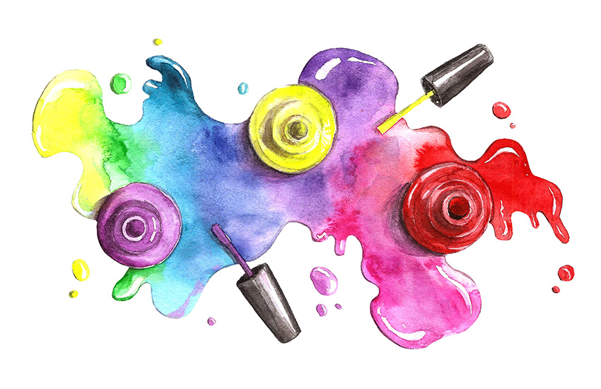Радужные перспективы: 7 идей разноцветного маникюра