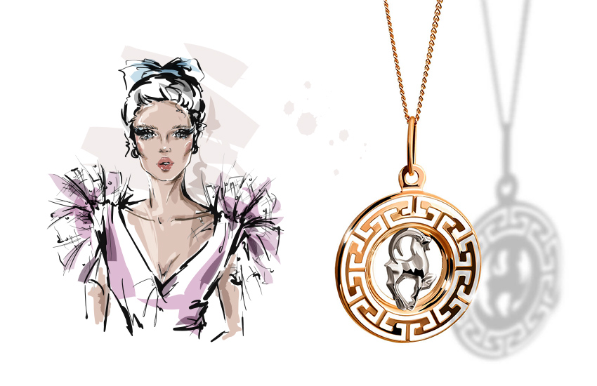 козерог, знаки зодиака, любовный гороскоп, предсказания астролога, подвеска, 585 золотой