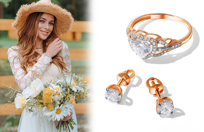 Образ невесты, Мейк-ап, свадебные тренды, лето 2021, советы, кольцо, серьги