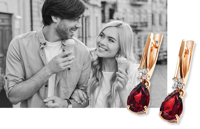 серьги с подвеской, флирт, украшения привлекающие мужчин, мужчина и женщина, 585 золотой