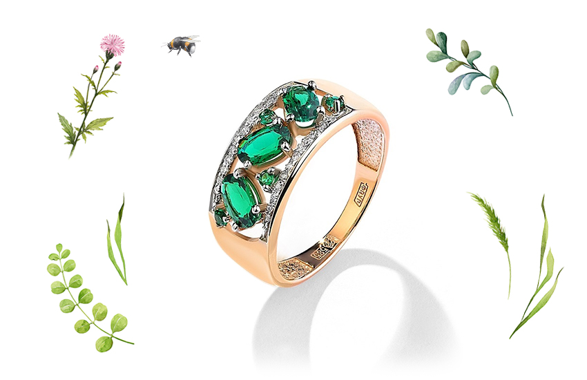 яркая зелень, цвета, лето, цветотерапия, антистресс-терапия, украшения, тренды лета 2021, аксессуары, кольцо