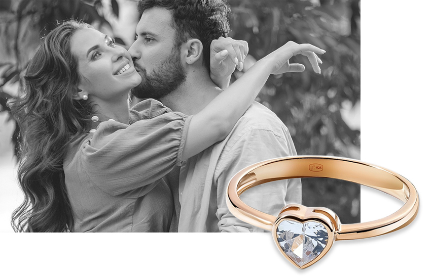 лаконичное кольцо, флирт, украшения привлекающие мужчин, мужчина и женщина, 585 золотой