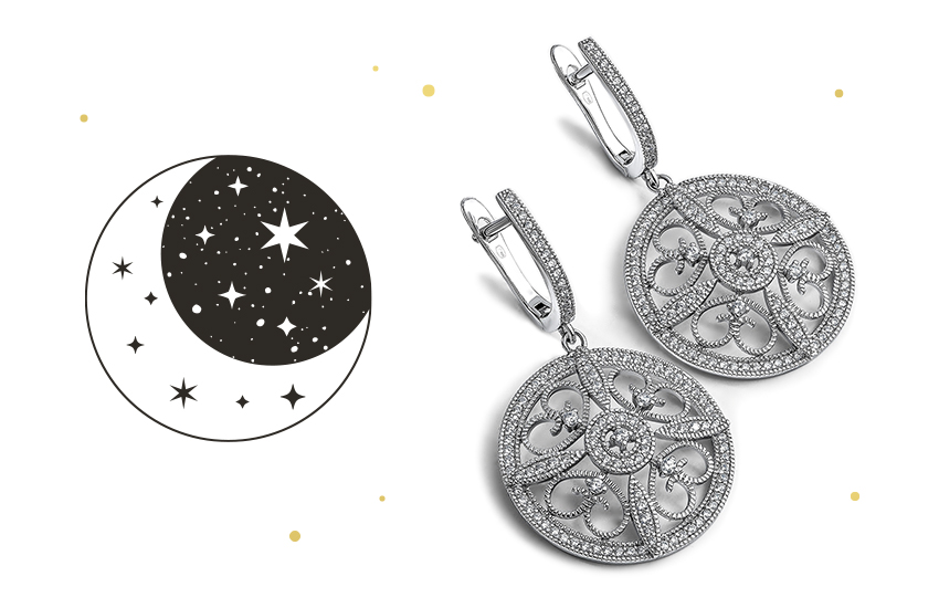 лунный прогноз, астропрогноз на июнь, советы астролога, эзотерика, серьги