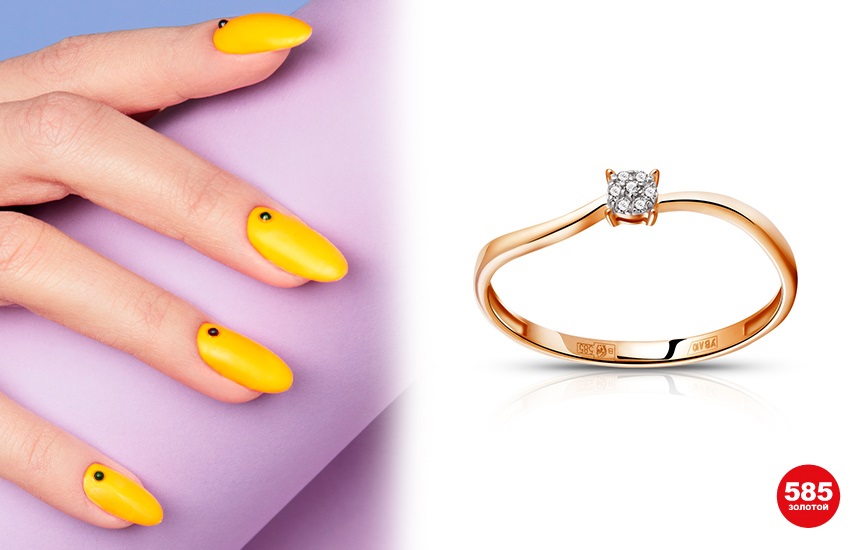 маникюр, нейл-дизайн, тренды маникюра, лето 2022, кольца, ногти, дизайн ногтей, кольцо, купить кольцо, 585 золотой