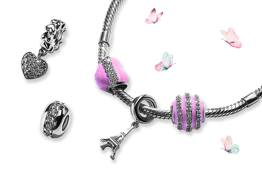 шармы, украшения с эмалью, ювелирный тренд, лето 2021, 585 золотой