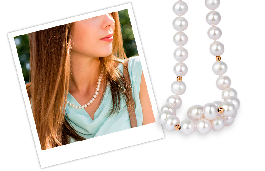 жемчужное колье, идеи подарков, выпускной, советы, для нее, 585 золотой